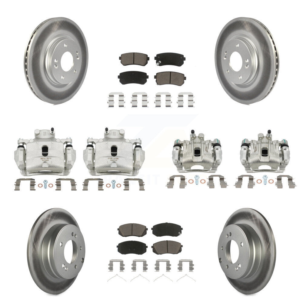 Transit Auto KCG-100899C Disc Brake Kit for 2016 Hyundai Sonata - Front and Rear product image