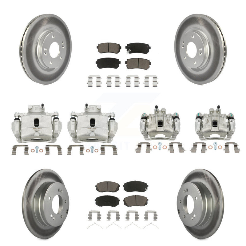 Transit Auto KCG-100899C Disc Brake Kit for 2016 Hyundai Sonata - Front and Rear product image