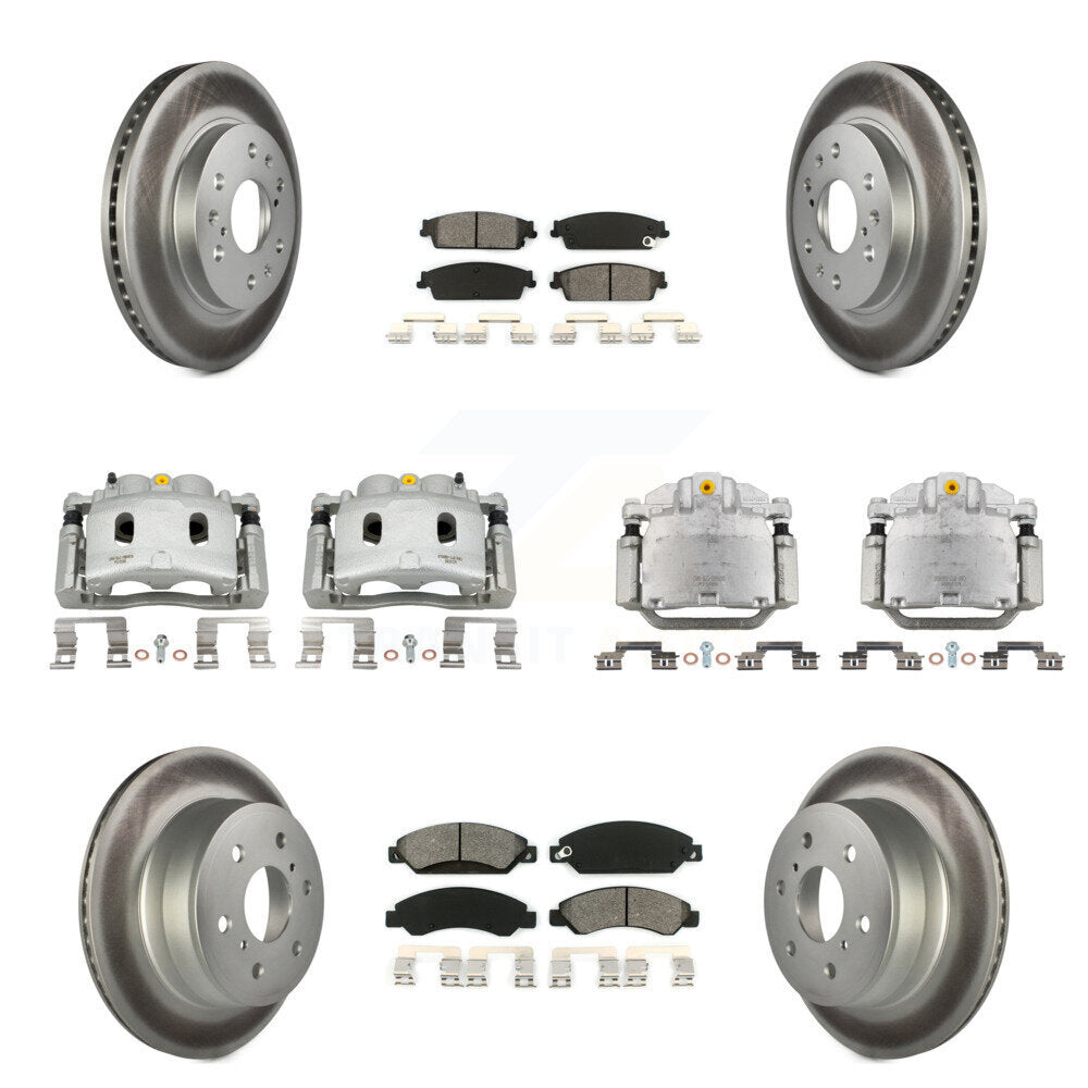 Transit Auto KCG-100899S Disc Brake Kit for 2007 Cadillac Escalade, Cadillac Escalade ESV, Cadillac Escalade EXT & more - Front and Rear product image