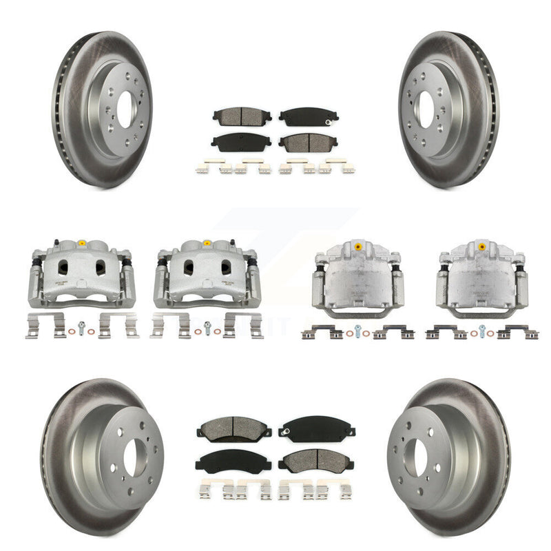 Transit Auto KCG-100899S Disc Brake Kit for 2007 Cadillac Escalade, Cadillac Escalade ESV, Cadillac Escalade EXT & more - Front and Rear product image