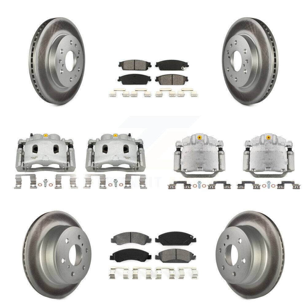 Transit Auto KCG-100900S Disc Brake Kit for 2007-2008 Cadillac Escalade, Cadillac Escalade ESV, Cadillac Escalade EXT & more - Front and Rear product image