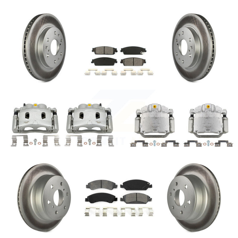 Transit Auto KCG-100900S Disc Brake Kit for 2007-2008 Cadillac Escalade, Cadillac Escalade ESV, Cadillac Escalade EXT & more - Front and Rear product image