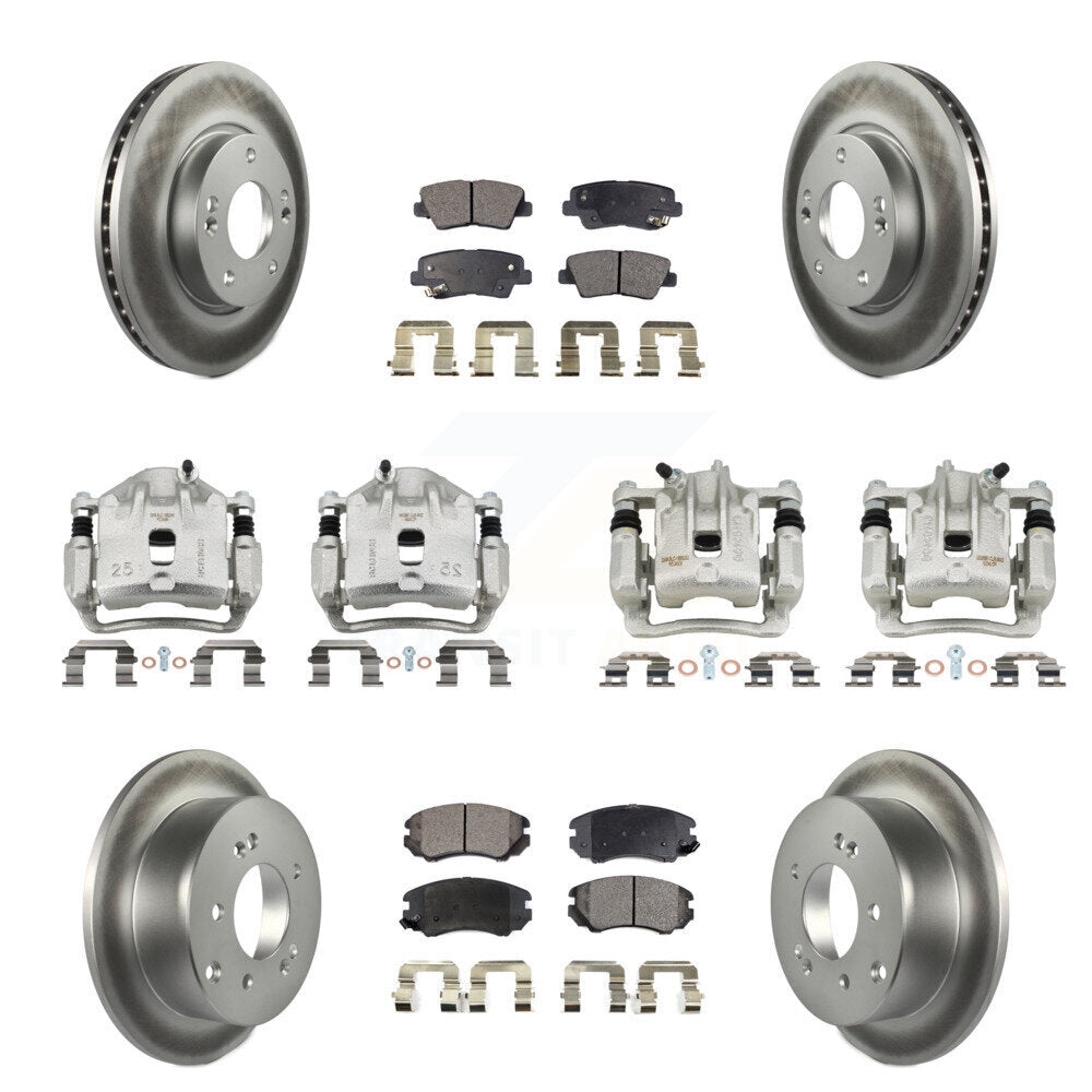Transit Auto KCG-100900T Disc Brake Kit for 2012-2013 Kia Soul - Front and Rear product image