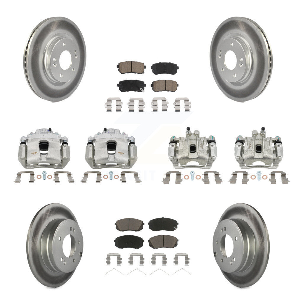 Transit Auto KCG-100901C Disc Brake Kit for 2016-2019 Kia Optima - Front and Rear product image