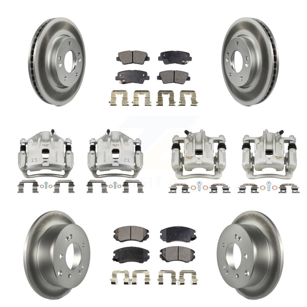 Transit Auto KCG-100901T Disc Brake Kit for 2010-2011 Kia Soul - Front and Rear product image