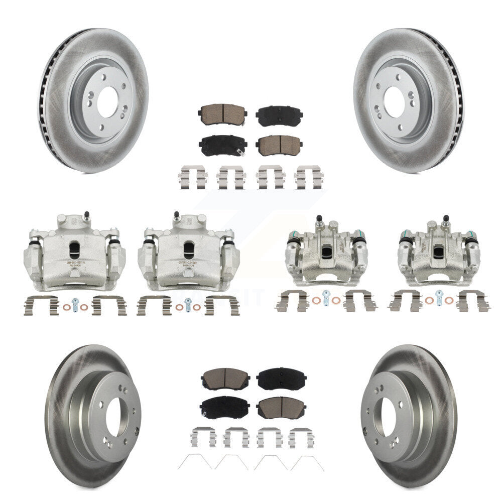 Transit Auto KCG-100902C Disc Brake Kit for 2016-2019 Kia Optima - Front and Rear product image