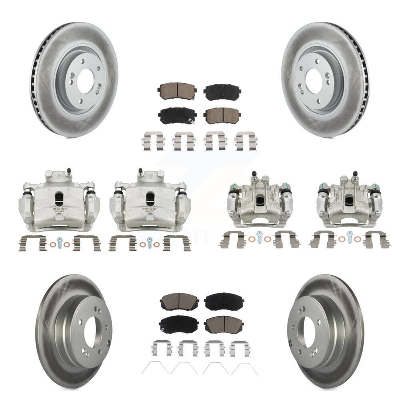 Transit Auto KCG-100902C Disc Brake Kit for 2016-2019 Kia Optima - Front and Rear product image
