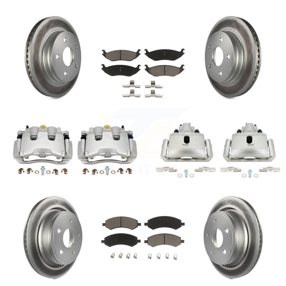 Transit Auto KCG-100903C Disc Brake Kit for 2009-2022 Ram 1500 Classic, Ram 1500, Dodge Ram 1500 - Front and Rear product image