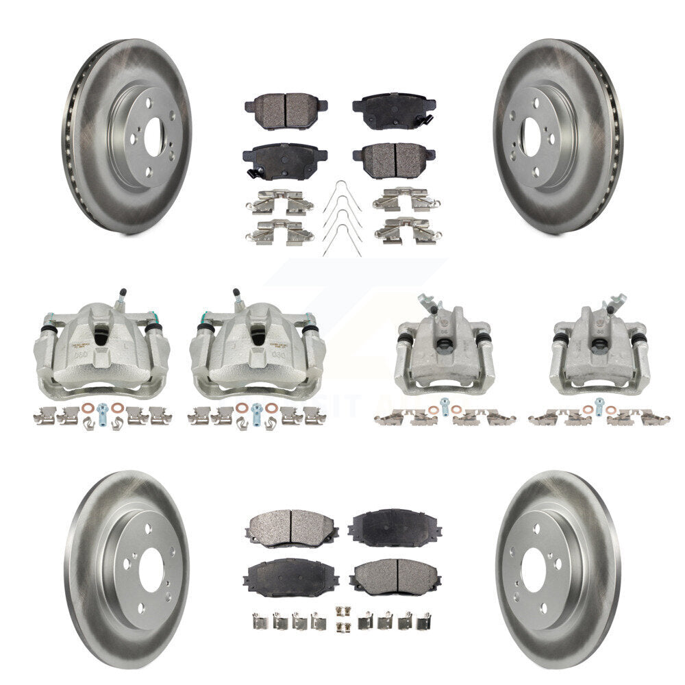 Transit Auto KCG-100904P Disc Brake Kit for 2014 Toyota Matrix - Front and Rear product image