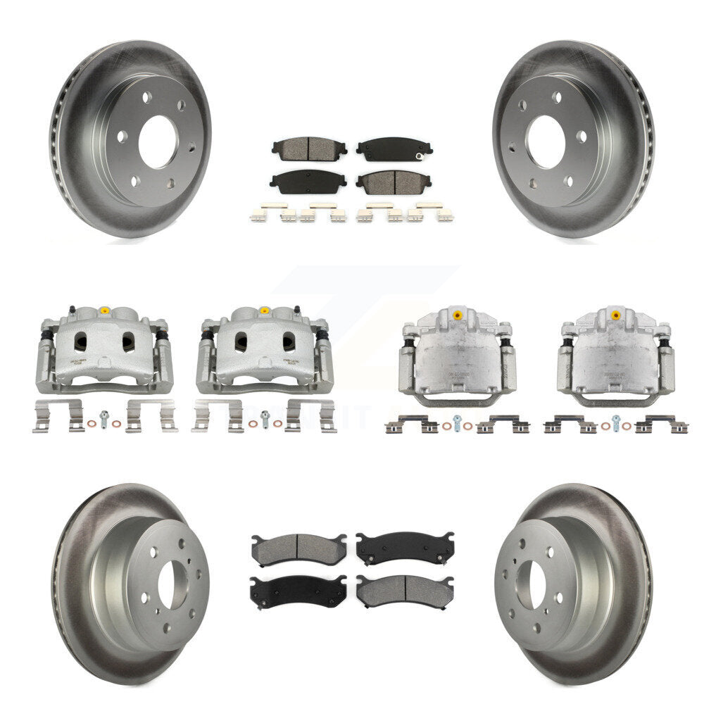 Transit Auto KCG-100904S Disc Brake Kit for 2007 Chevrolet Silverado 1500 - Front and Rear product image