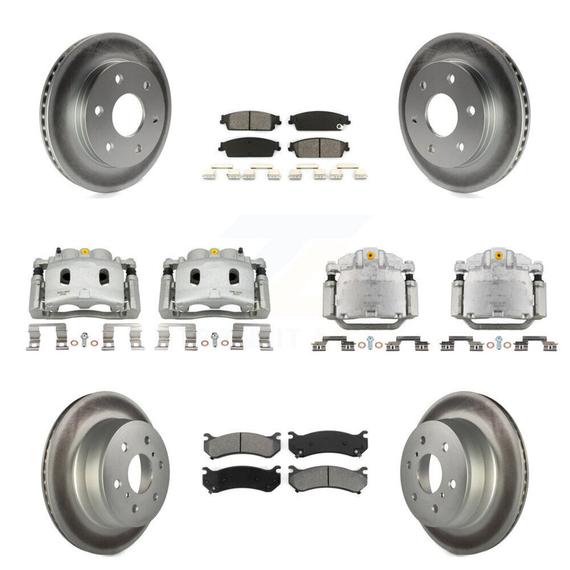 Transit Auto KCG-100904S Disc Brake Kit for 2007 Chevrolet Silverado 1500 - Front and Rear product image