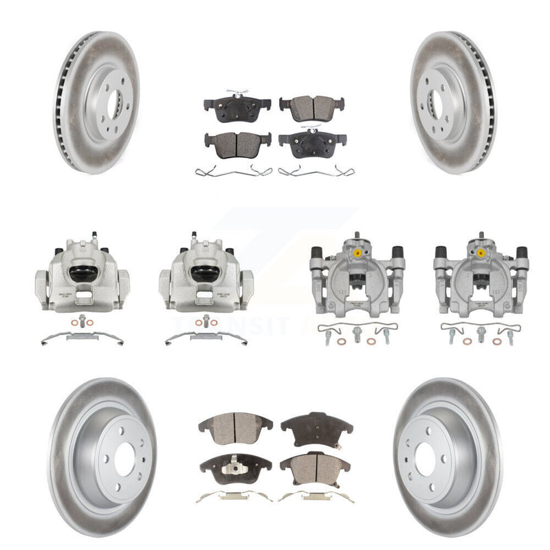 Transit Auto KCG-100905P Disc Brake Kit for 2013-2020 Ford Fusion, Lincoln MKZ - Front and Rear product image