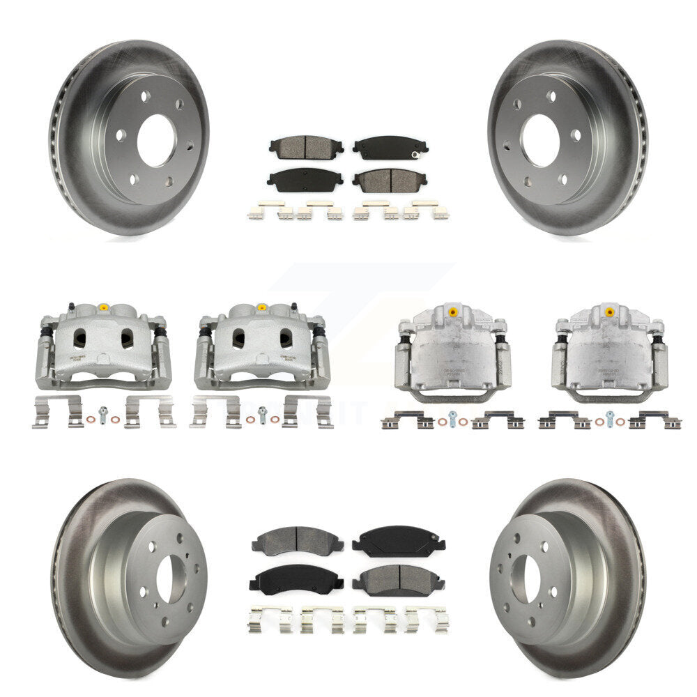Transit Auto KCG-100905S Disc Brake Kit for 2007 GMC Sierra 1500 - Front and Rear product image