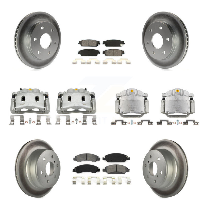 Transit Auto KCG-100905S Disc Brake Kit for 2007 GMC Sierra 1500 - Front and Rear product image