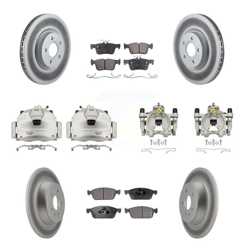 Transit Auto KCG-100906P Disc Brake Kit for 2017-2019 Lincoln MKC, Ford Escape - Front and Rear product image