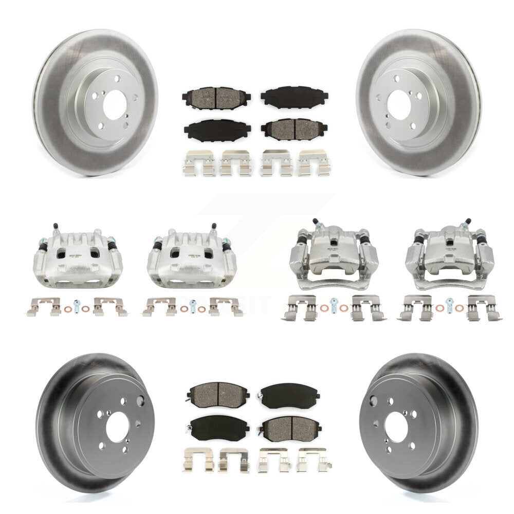 Transit Auto KCG-100908S Disc Brake Kit for 2011-2014 Subaru Impreza, Subaru Forester - Front and Rear product image