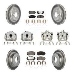 Transit Auto KCG-100908T Disc Brake Kit for 2017-2019 Kia Optima - Front and Rear product image