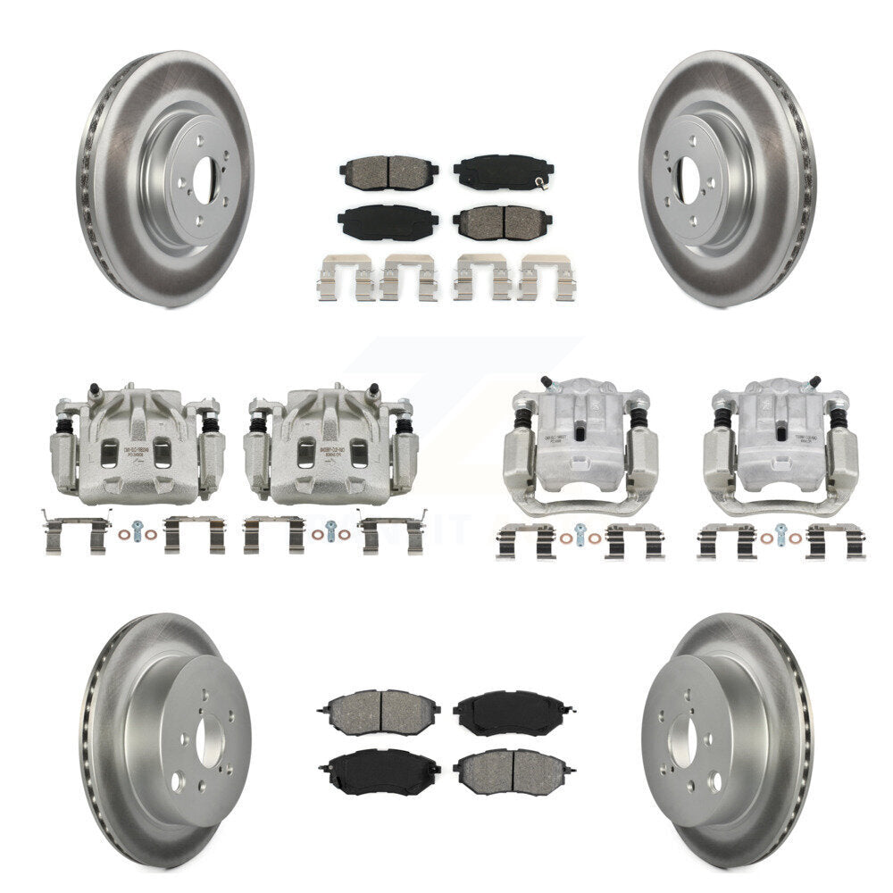 Transit Auto KCG-100910S Disc Brake Kit for 2014-2018 Subaru Forester - Front and Rear product image