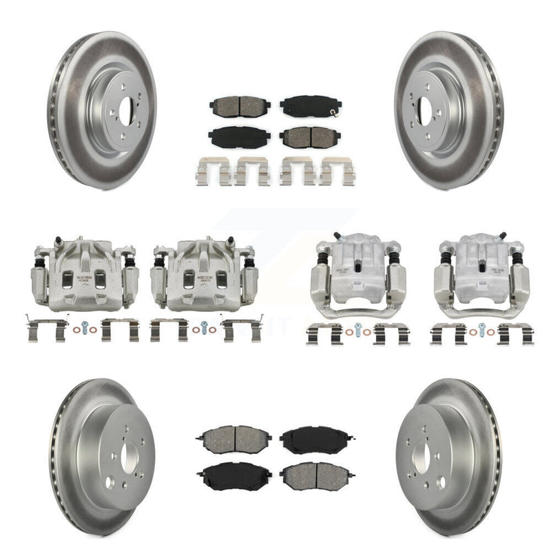 Transit Auto KCG-100910S Disc Brake Kit for 2014-2018 Subaru Forester - Front and Rear product image