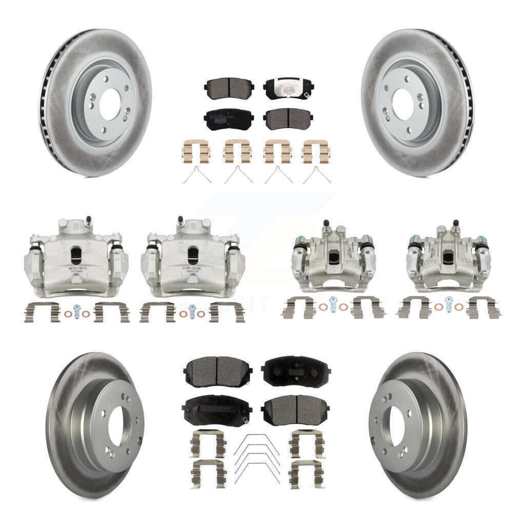 Transit Auto KCG-100910T Disc Brake Kit for 2016-2019 Kia Optima - Front and Rear product image