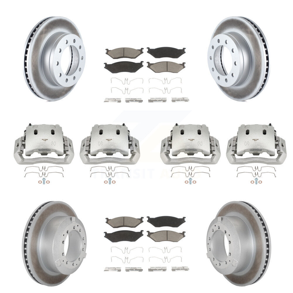Transit Auto KCG-100911C Disc Brake Kit for 2005-2016 Ford F-450 Super Duty, International CF500, International CF600 & more - Front and Rear product image