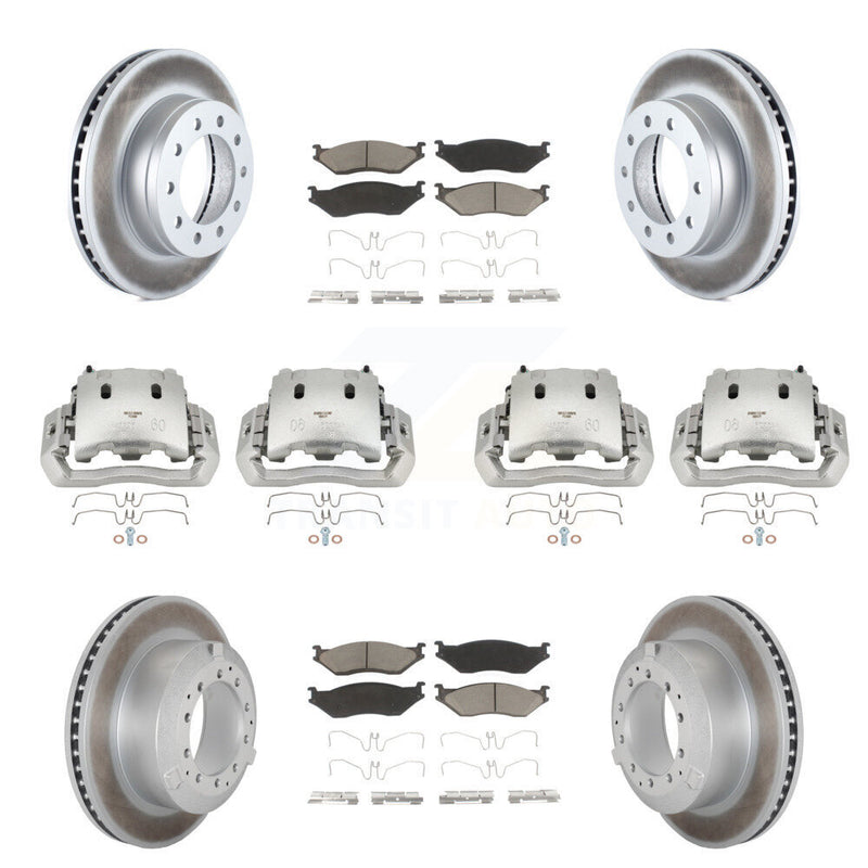 Transit Auto KCG-100911C Disc Brake Kit for 2005-2016 Ford F-450 Super Duty, International CF500, International CF600 & more - Front and Rear product image
