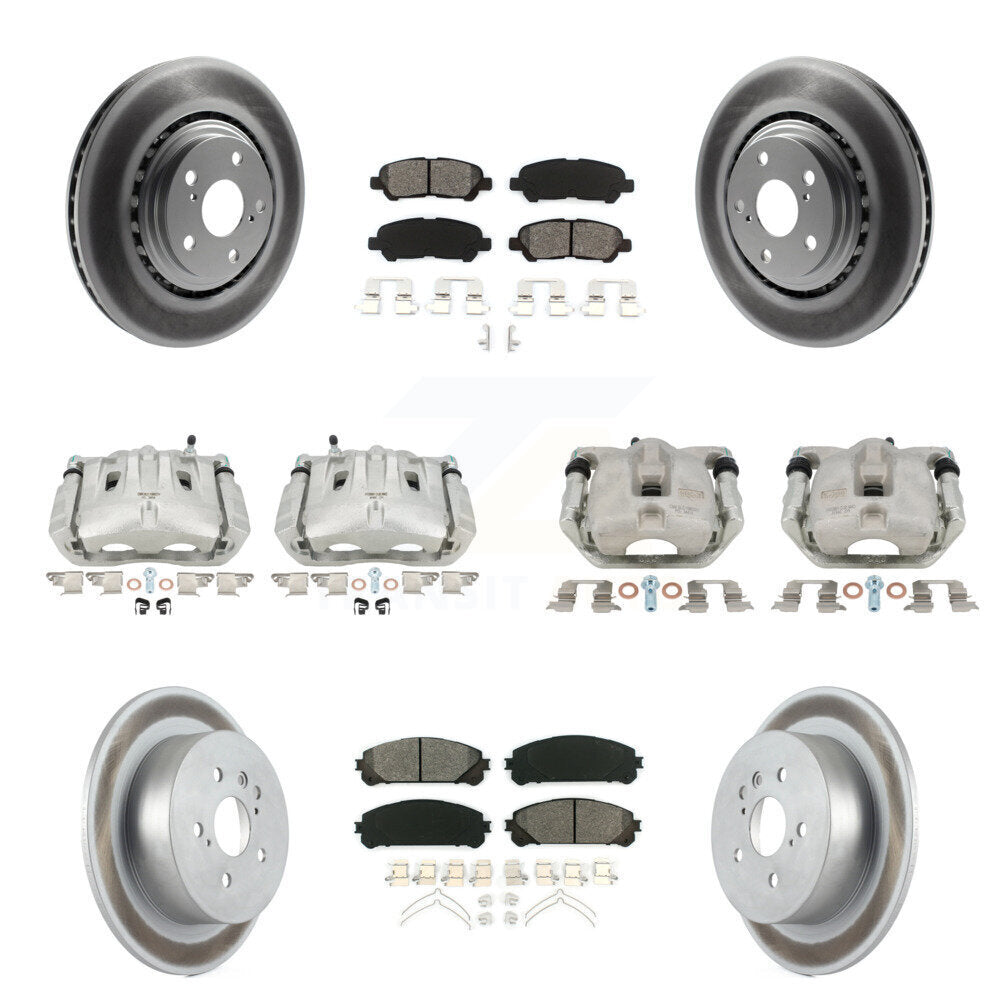 Transit Auto KCG-100911S Disc Brake Kit for 2010-2013 Toyota Highlander - Front and Rear product image