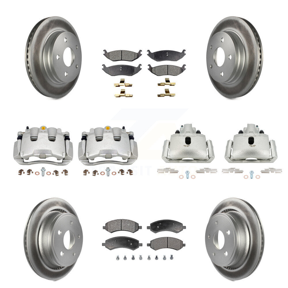 Transit Auto KCG-100911T Disc Brake Kit for 2009-2022 Ram 1500 Classic, Ram 1500, Dodge Ram 1500 - Front and Rear product image