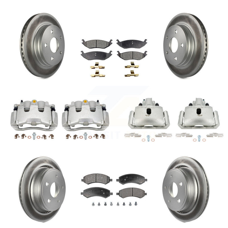 Transit Auto KCG-100911T Disc Brake Kit for 2009-2022 Ram 1500 Classic, Ram 1500, Dodge Ram 1500 - Front and Rear product image