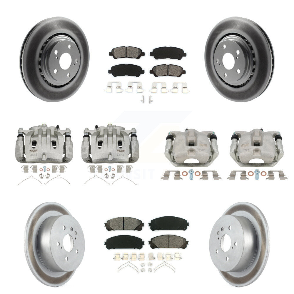 Transit Auto KCG-100912S Disc Brake Kit for 2008-2013 Toyota Highlander - Front and Rear product image