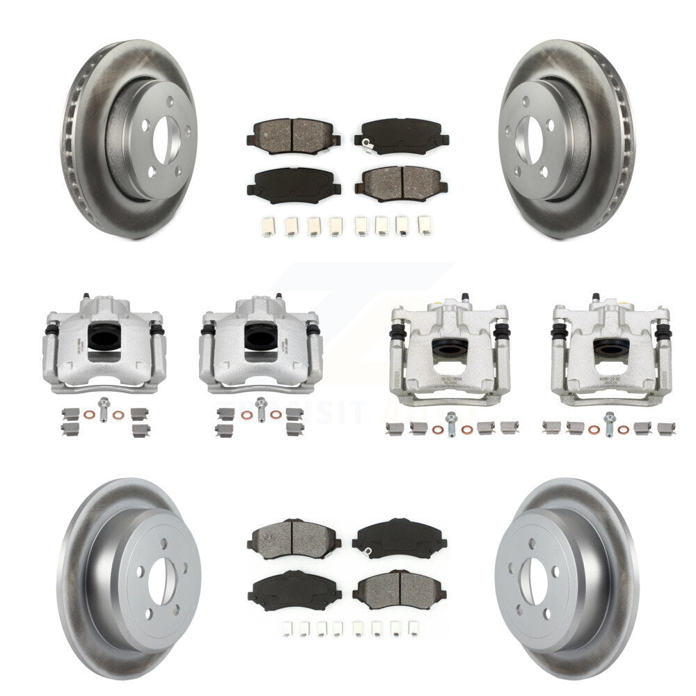 Transit Auto KCG-100913S Disc Brake Kit for 2007-2008 Dodge Nitro - Front and Rear product image