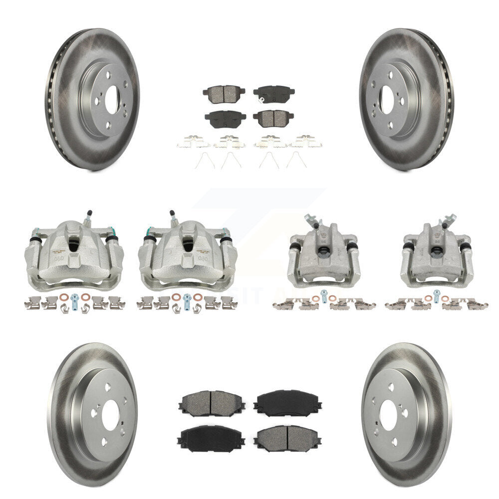 Transit Auto KCG-100914S Disc Brake Kit for 2009-2019 Toyota Corolla, Toyota Matrix, Pontiac Vibe - Front and Rear product image