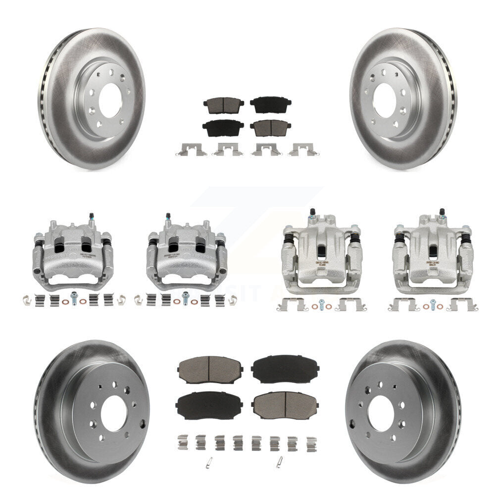 Transit Auto KCG-100915C Disc Brake Kit for 2007-2012 Ford Edge, Mazda CX-7 - Front and Rear product image
