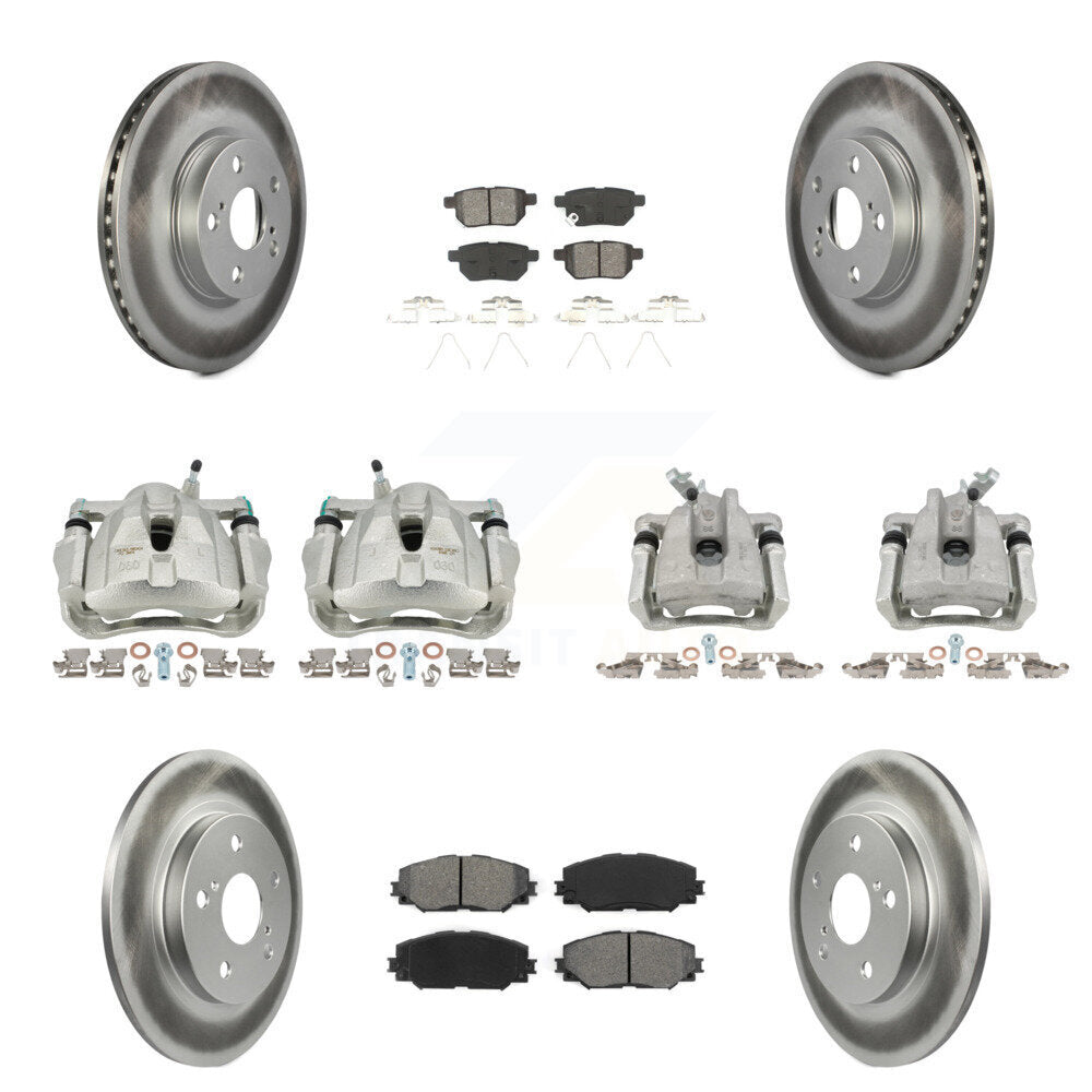 Transit Auto KCG-100915S Disc Brake Kit for 2014 Toyota Matrix - Front and Rear product image