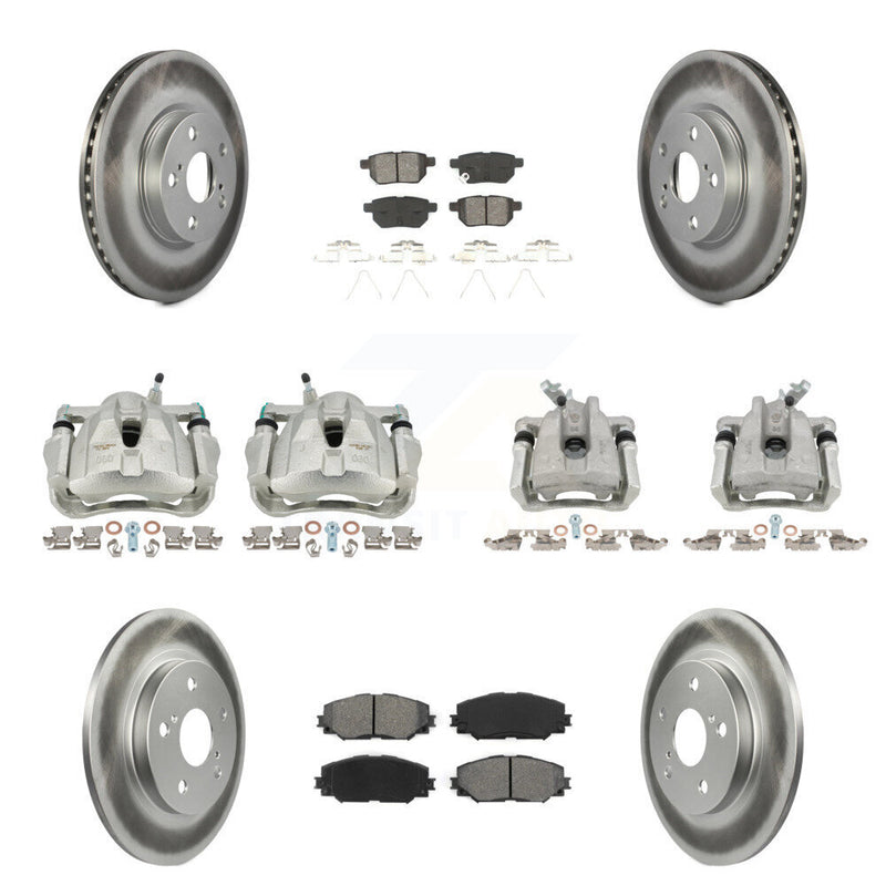 Transit Auto KCG-100915S Disc Brake Kit for 2014 Toyota Matrix - Front and Rear product image