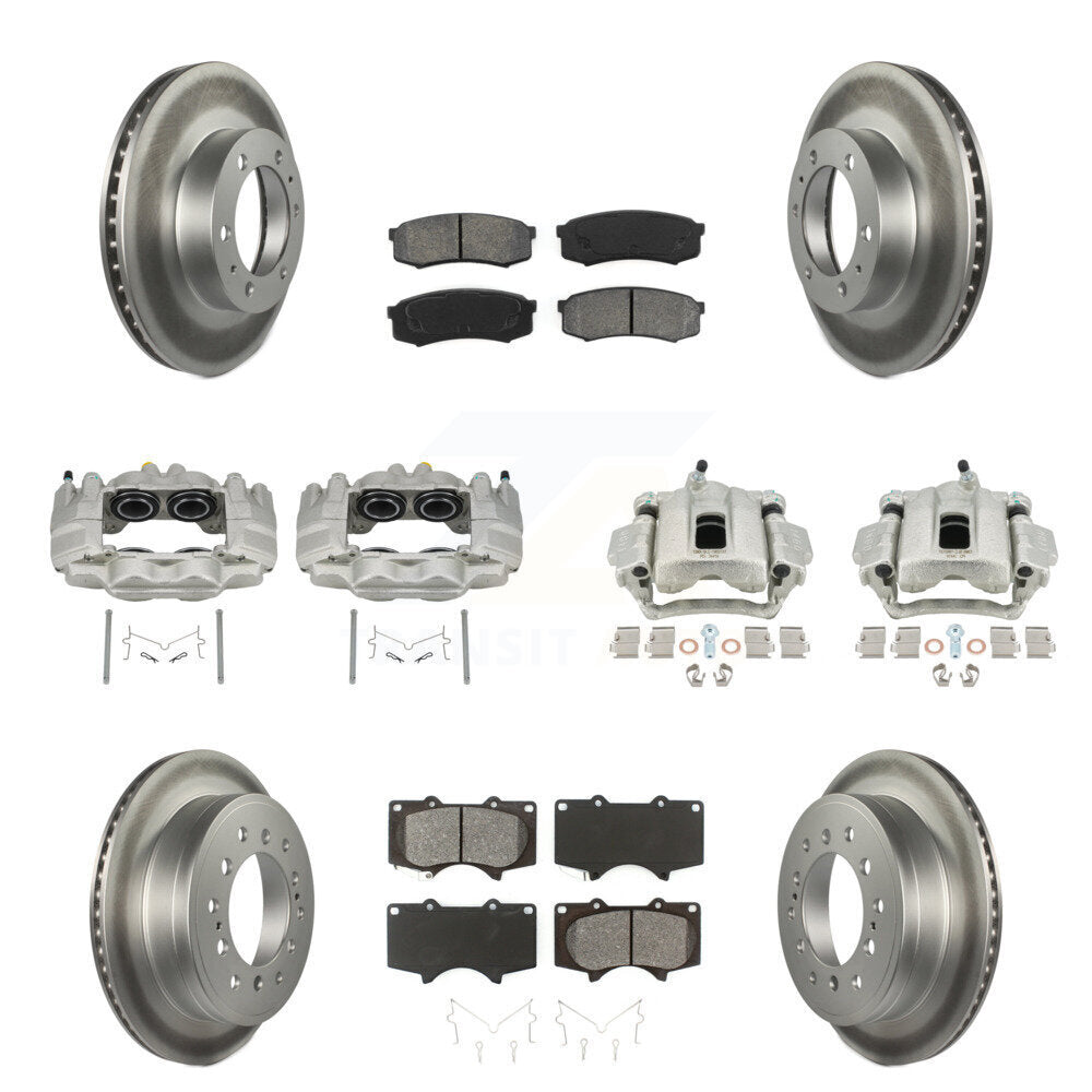 Transit Auto KCG-100916S Disc Brake Kit for 2010-2014 Toyota FJ Cruiser - Front and Rear product image