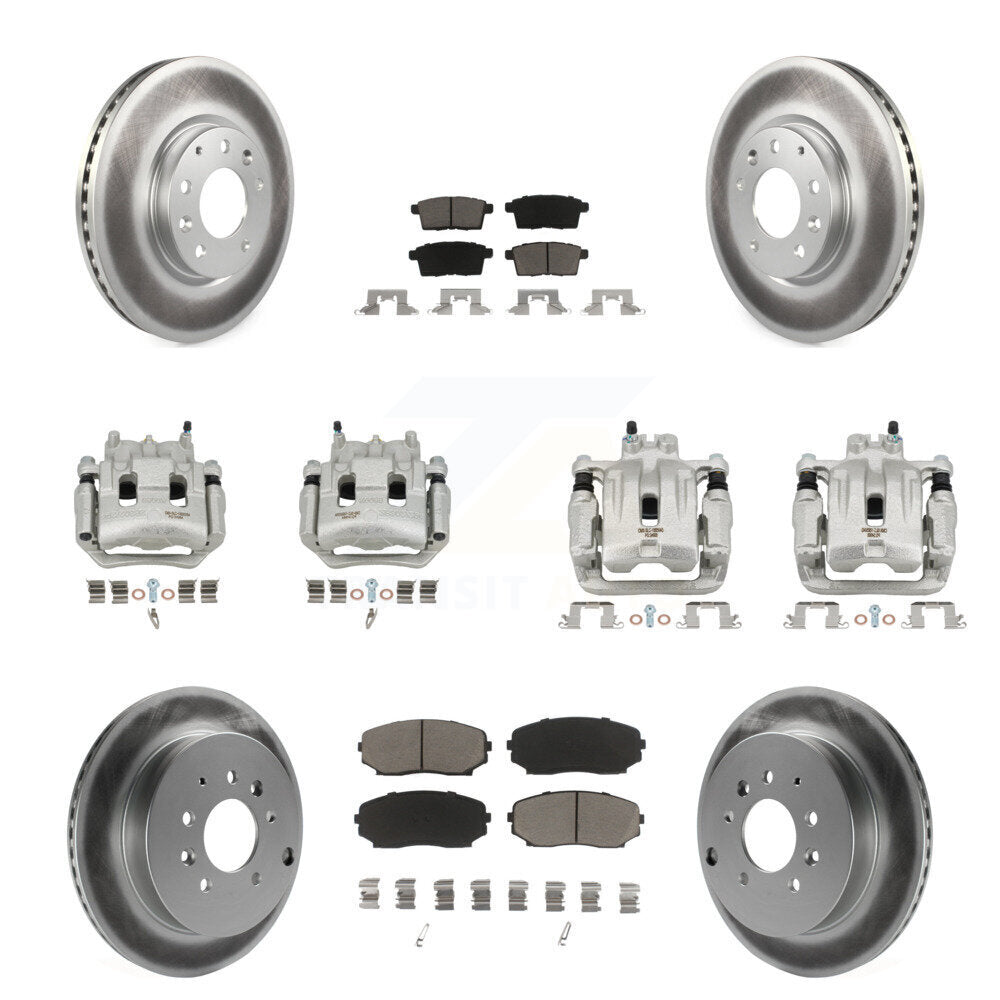 Transit Auto KCG-100917C Disc Brake Kit for 2007-2009 Lincoln MKX - Front and Rear product image