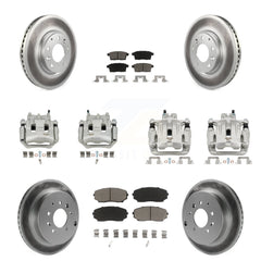 Transit Auto KCG-100917C Disc Brake Kit for 2007-2009 Lincoln MKX - Front and Rear product image
