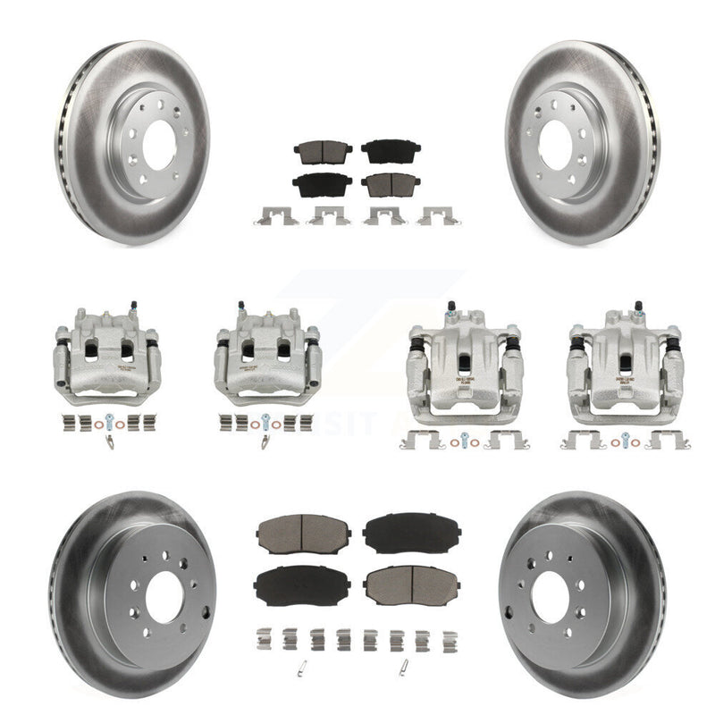Transit Auto KCG-100917C Disc Brake Kit for 2007-2009 Lincoln MKX - Front and Rear product image