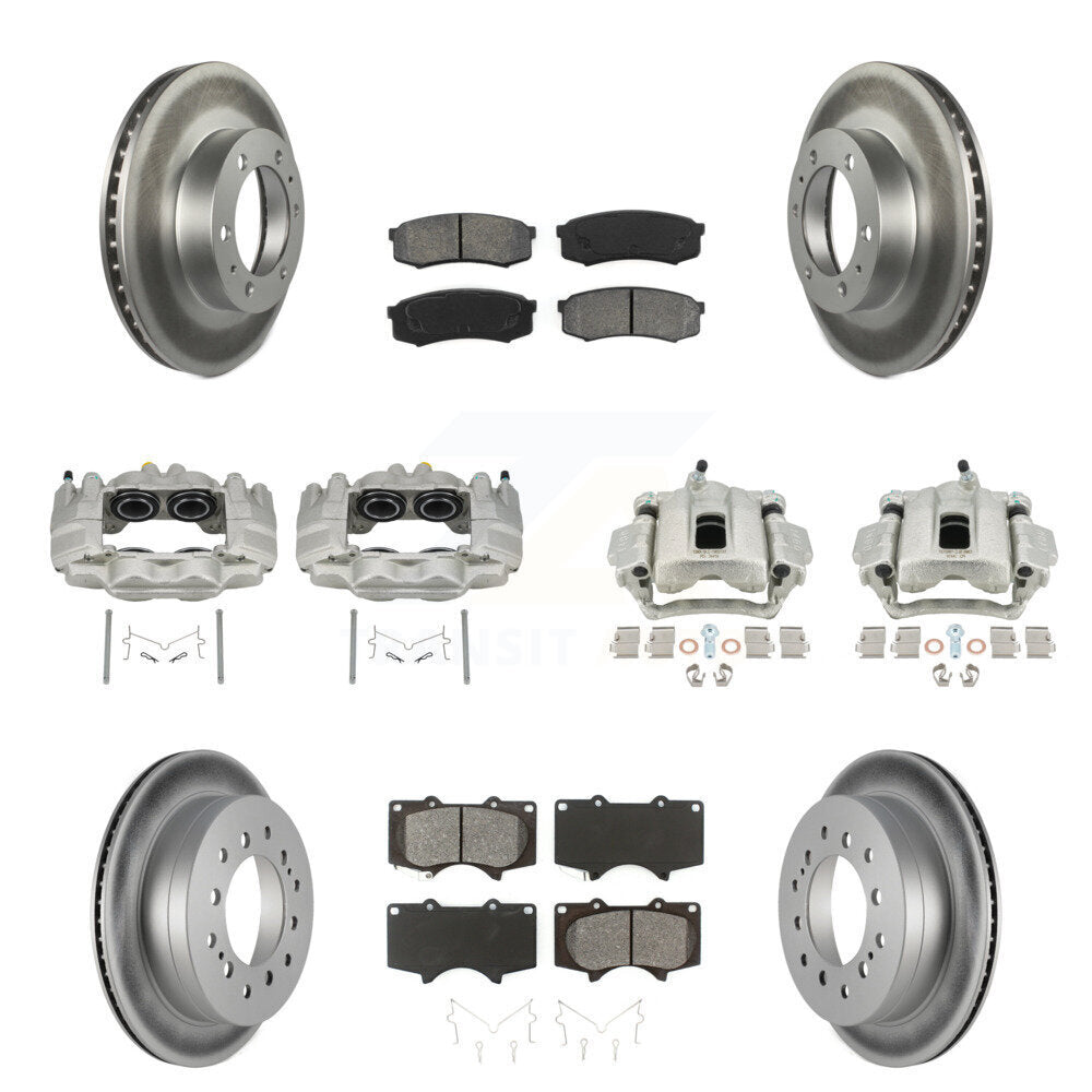 Transit Auto KCG-100917S Disc Brake Kit for 2007-2009 Toyota FJ Cruiser - Front and Rear product image