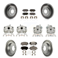 Transit Auto KCG-100917T Disc Brake Kit for 2017-2020 Hyundai Elantra - Front and Rear product image