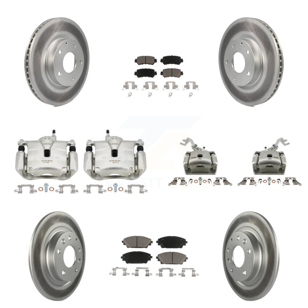 Transit Auto KCG-100918C Disc Brake Kit for 2016-2018 Mazda CX-3 - Front and Rear product image