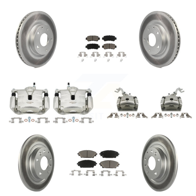 Transit Auto KCG-100918C Disc Brake Kit for 2016-2018 Mazda CX-3 - Front and Rear product image