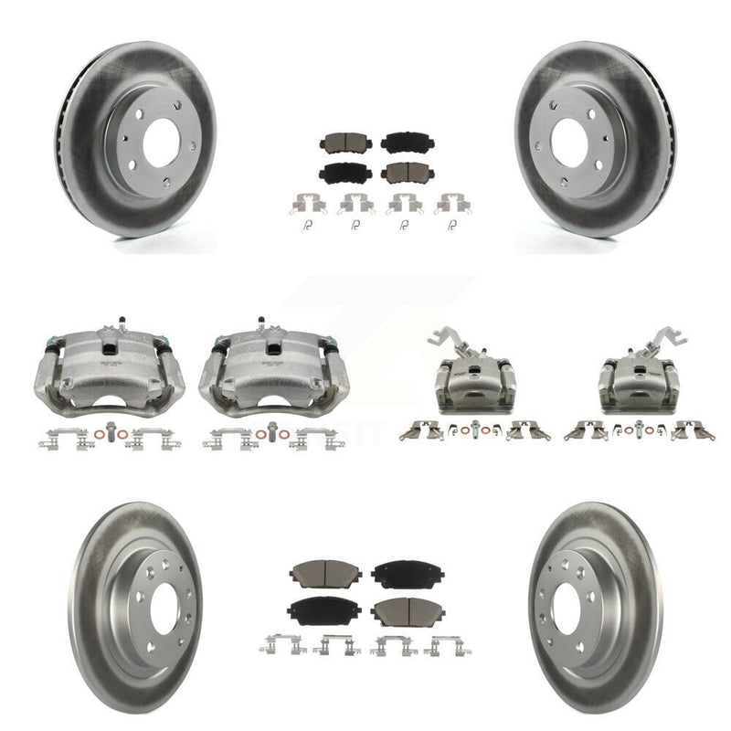 Transit Auto KCG-100919C Disc Brake Kit for 2016-2018 Mazda CX-3 - Front and Rear product image