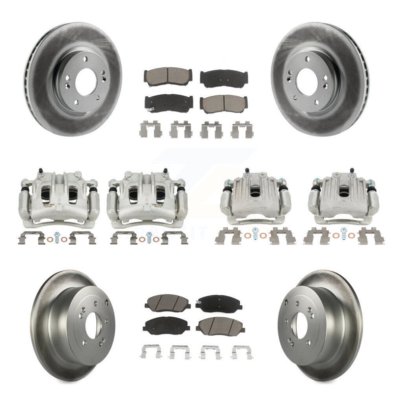 Transit Auto KCG-100920C Disc Brake Kit for 2007-2009 Hyundai Santa Fe - Front and Rear product image