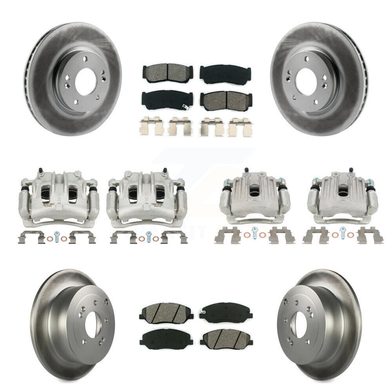 Transit Auto KCG-100920S Disc Brake Kit for 2007-2009 Hyundai Santa Fe - Front and Rear product image