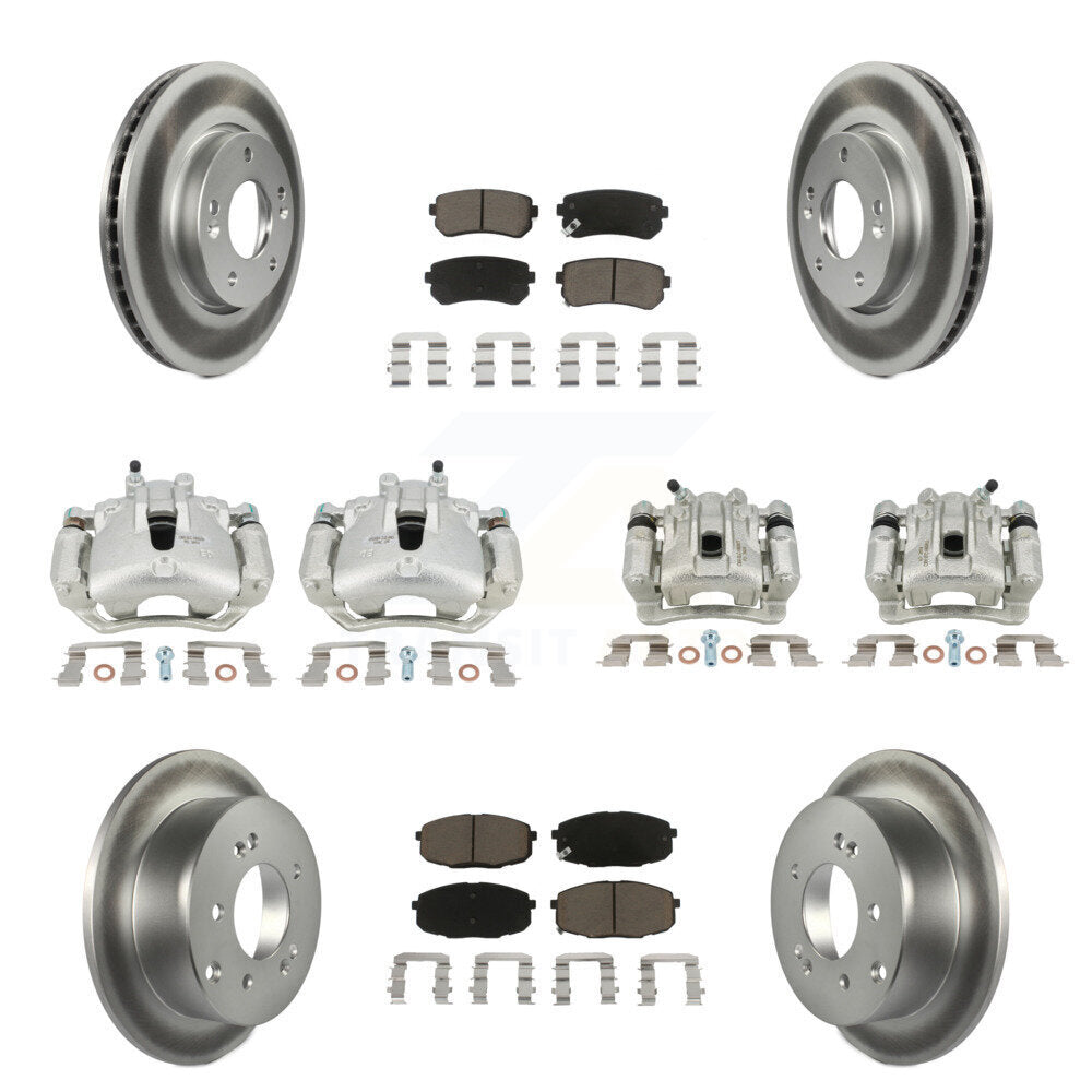 Transit Auto KCG-100921C Disc Brake Kit for 2010-2013 Kia Forte5, Kia Forte, Kia Forte Koup - Front and Rear product image