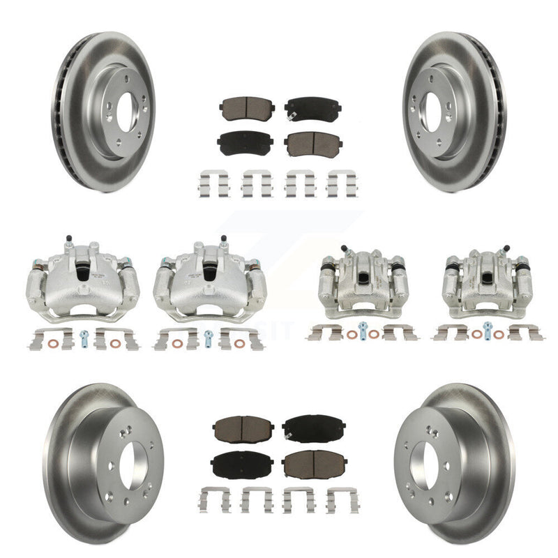 Transit Auto KCG-100921C Disc Brake Kit for 2010-2013 Kia Forte5, Kia Forte, Kia Forte Koup - Front and Rear product image