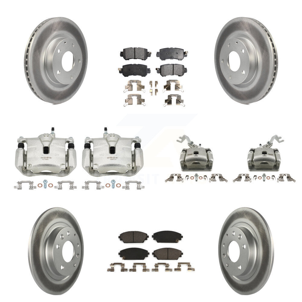 Transit Auto KCG-100921T Disc Brake Kit for 2016-2018 Mazda CX-3 - Front and Rear product image