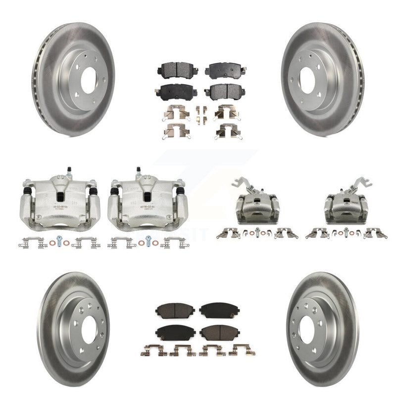 Transit Auto KCG-100921T Disc Brake Kit for 2016-2018 Mazda CX-3 - Front and Rear product image